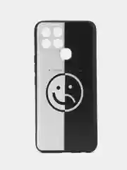 Золотистый хаки чехол для Infinix Smart 6/Smart 6Plus с принтом, с рисунком (Инфиникс Смарт 6)