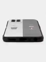 Бирюзовый силиконовый чехол для Realme 8i / Narzo 50, с принтом, Реалми 8 ай / Нарзо 50)
