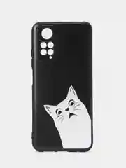Бронзовый силиконовый чехол для Xiaomi Redmi Note 11 4G / 11S 4G / 11S NFC 4G, с принтом