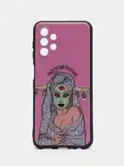 Приглушённый хаки силиконовый чехол для Samsung Galaxy A13 4G, с принтом, с рисунком (Самсунг Галакси А13)