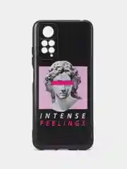 Золотой силиконовый чехол для Xiaomi Redmi Note 11 4G / 11S 4G / 11S NFC 4G, с принтом