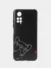 Песочный хаки силиконовый чехол для Xiaomi Redmi Note 11 4G / 11S 4G / 11S NFC 4G, с принтом