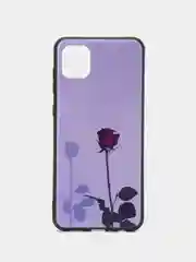 Серебряный чехол для Samsung Galaxy A04, с принтом, с рисунком (Самсунг Галакси А04)