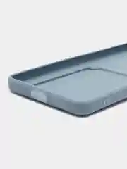Синий меланж силиконовый чехол для Vivo V27E (Виво В27Е), с карманом для карт