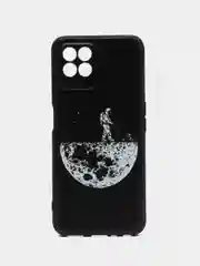 Мятный силиконовый чехол для Realme 8i / Narzo 50, с принтом, Реалми 8 ай / Нарзо 50)