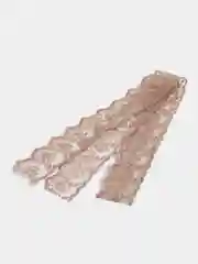 Светло-коричневый кружево капроновое