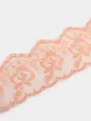 Коралловый кружево капроновое