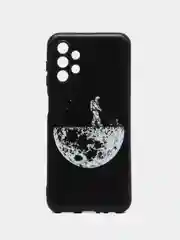Мятный силиконовый чехол для Samsung Galaxy A13 4G, с принтом, с рисунком (Самсунг Галакси А13)