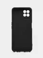 Сиреневый силиконовый чехол для Realme 8i / Narzo 50, с принтом, Реалми 8 ай / Нарзо 50)