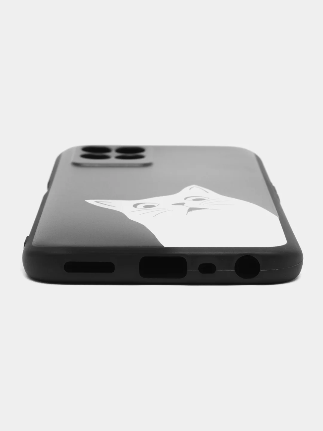 Бронзовый силиконовый чехол для Realme 8i / Narzo 50, с принтом, Реалми 8 ай / Нарзо 50)