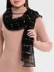 Черный платок мусульманский, хиджаб