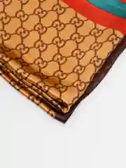 Медный женский шелковый платок