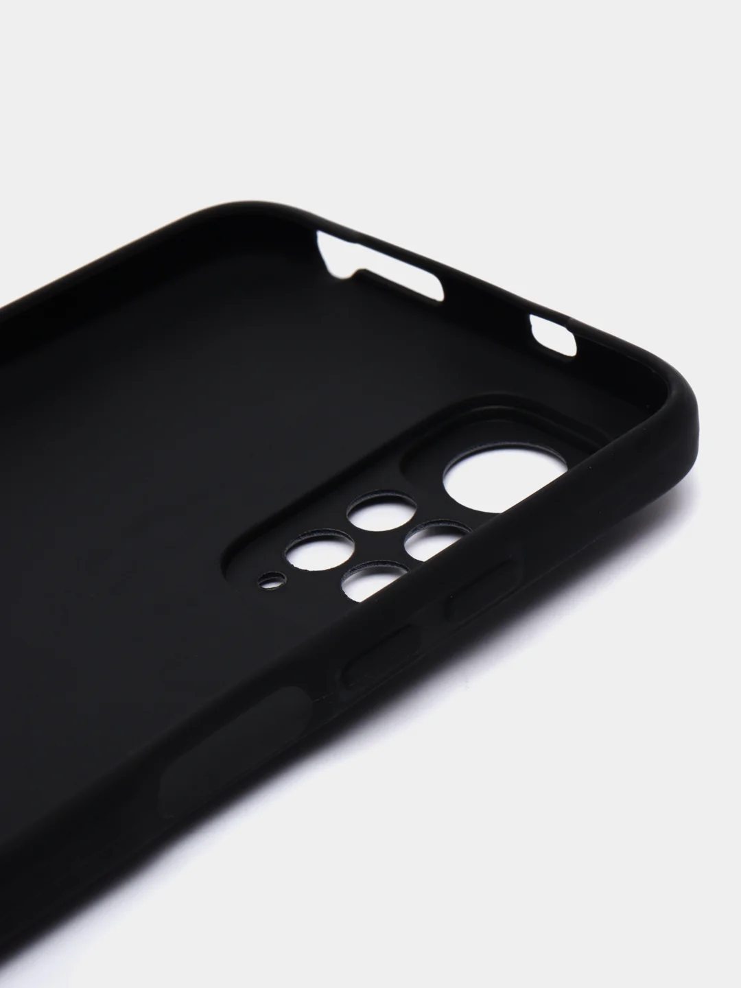 Синий меланж силиконовый чехол для Xiaomi Redmi Note 11 4G / 11S 4G / 11S NFC 4G, с принтом