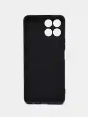 Сиреневый силиконовый чехол для Honor X8 4G, с принтом, с рисунком (Хонор Х8 4 Джи)