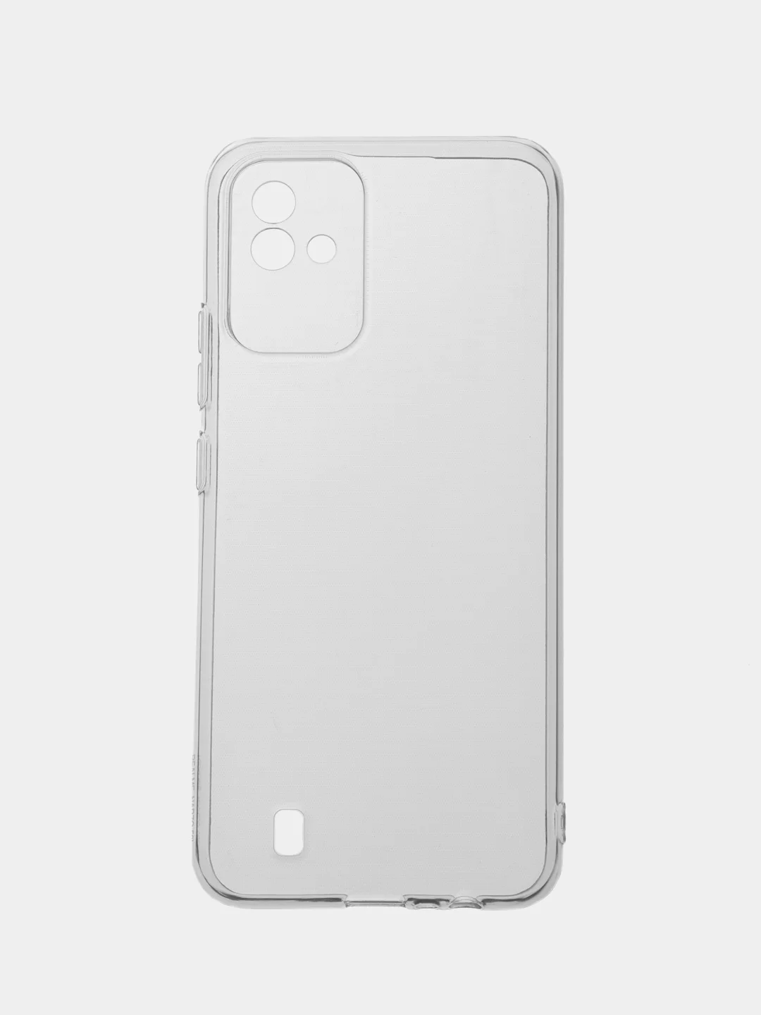 Прозрачный чехол Realme Narzo 50i (Реалми Нарзо 50 ай), прозрачный, силиконовый, с защитой камеры