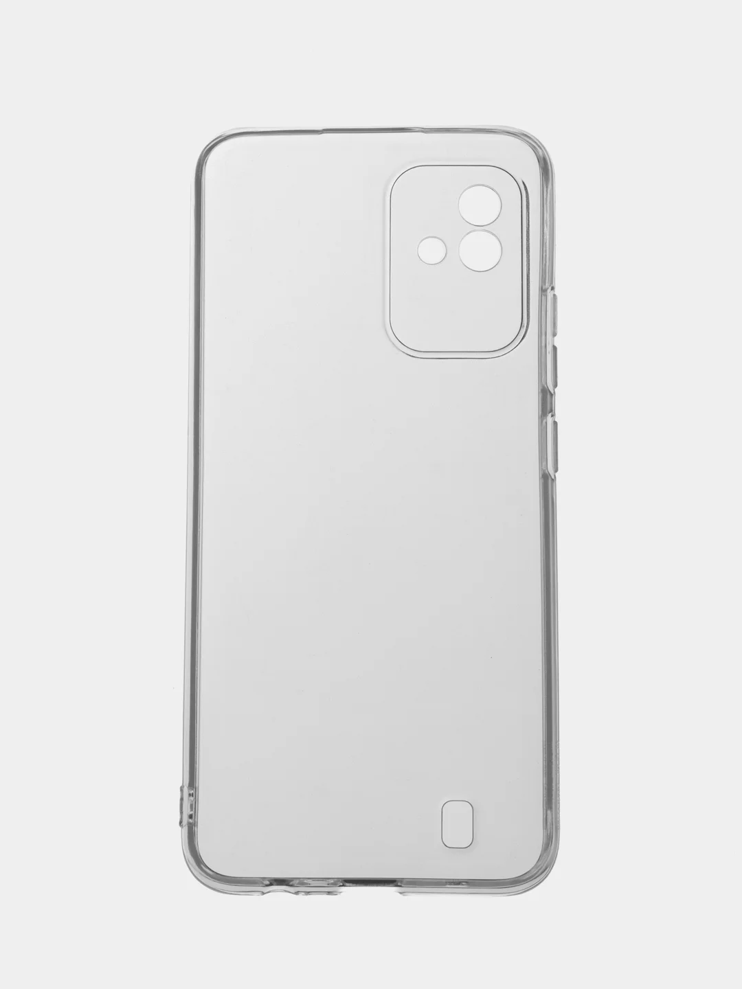 Прозрачный чехол Realme Narzo 50i (Реалми Нарзо 50 ай), прозрачный, силиконовый, с защитой камеры