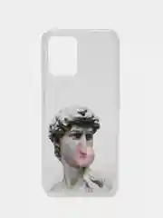 Алый силиконовый чехол для Realme 8i / Narzo 50, с принтом, Реалми 8 ай / Нарзо 50)