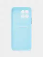 Ледяной чехол Honor X6, Honor X8 5G VNE-N41 (Хонор Х6, Х8), с карманом для карт, прозрачный