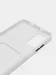 Белый силиконовый чехол для Xiaomi Poco M3 Redmi 9T (Сяоми Поко М3 Редми 9Т), с карманом для карт