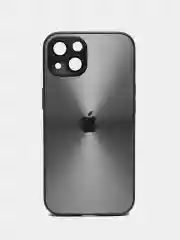 Хром чехол для iPhone (Айфон) 13, 14, 15, Pro, с защитой камеры