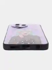 Пурпурный силиконовый чехол для Infinix NOTE 12 PRO 4G / NOTE 12 2023, с принтом, с рисунком (Инфиникс Нот 12 Про 4 джи / 12 2023)