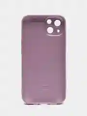 Розовый чехол для iPhone (Айфон) 13, 14, 15, Pro, с защитой камеры