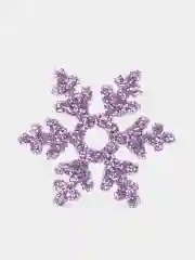 Сиреневый снежинки из цветного фоамирана