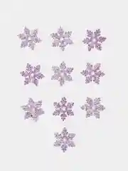 Сиреневый снежинки из цветного фоамирана