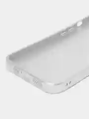 Серебряный чехол для iPhone (Айфон) 13, 14, 15, Pro, с защитой камеры