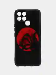 Синий меланж чехол для Infinix Smart 6/Smart 6Plus с принтом, с рисунком (Инфиникс Смарт 6)