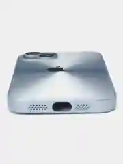 Серый металлик чехол для iPhone (Айфон) 13, 14, 15, Pro, с защитой камеры