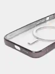Черный чехол MagSafe для iPhone Айфон 13, 14, Pro магсейф, силикон