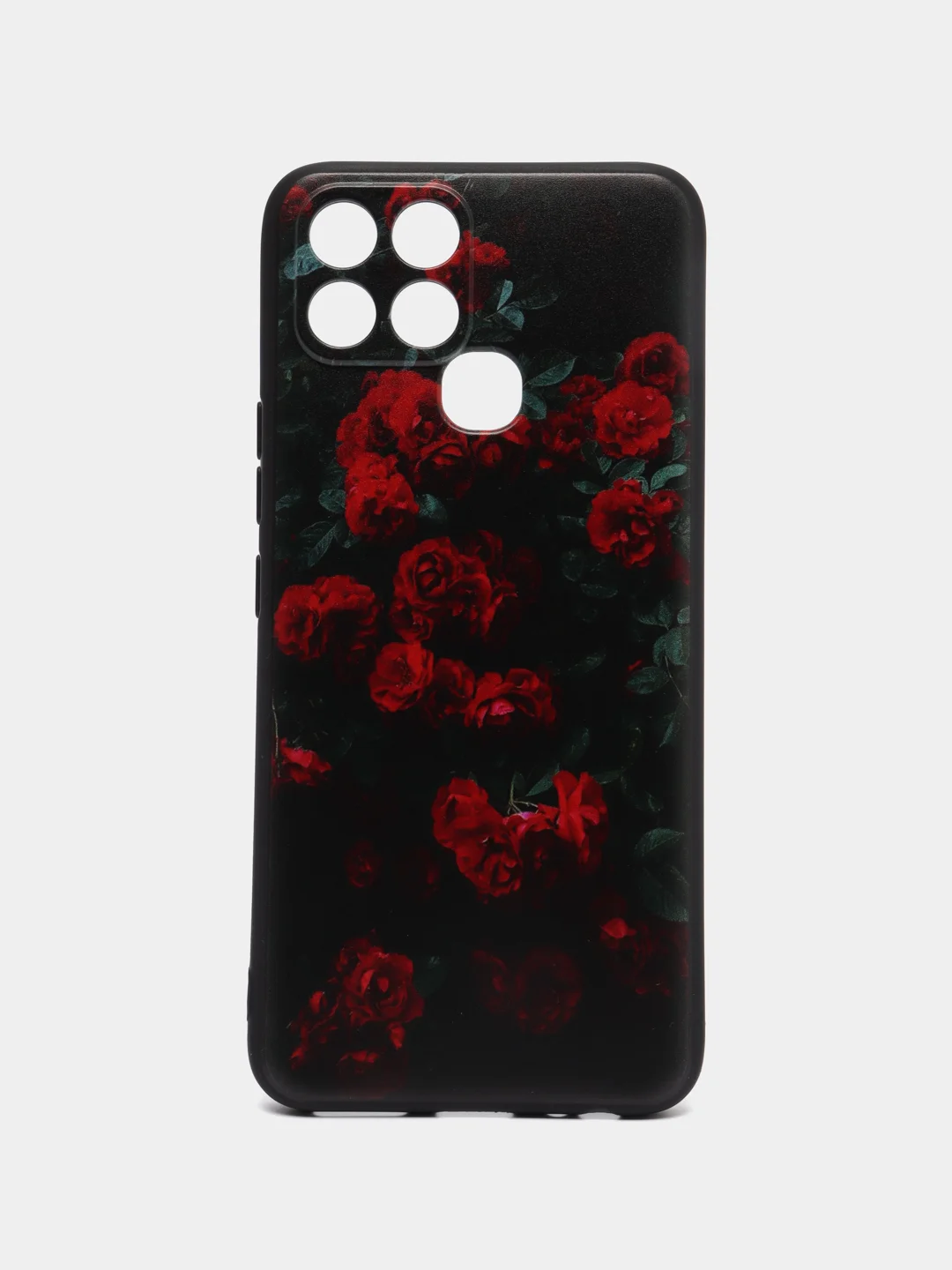 Оранжевый чехол для Infinix Smart 6/Smart 6Plus с принтом, с рисунком (Инфиникс Смарт 6)