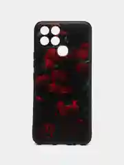 Оранжевый чехол для Infinix Smart 6/Smart 6Plus с принтом, с рисунком (Инфиникс Смарт 6)