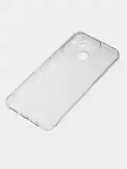 Прозрачный чехол Realme Narzo 50A (Реалми Нарзо 50А), прозрачный, силиконовый, с защитой камеры