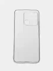 Прозрачный чехол Realme Narzo 50A (Реалми Нарзо 50А), прозрачный, силиконовый, с защитой камеры