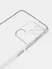 Прозрачный чехол Realme Narzo 50A (Реалми Нарзо 50А), прозрачный, силиконовый, с защитой камеры
