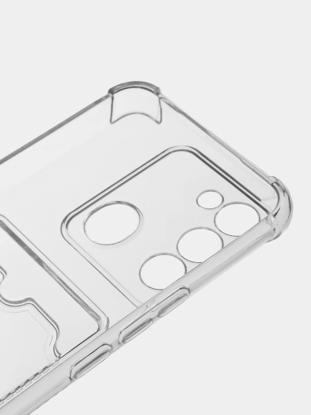 Марсала чехол для Tecno Spark GO 2022, Tecno Spark 8C, прозрачный с карманом для карты