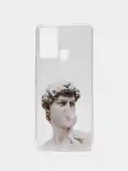 Алый чехол для Infinix Smart 6/Smart 6Plus с принтом, с рисунком (Инфиникс Смарт 6)
