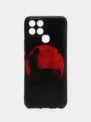 Сиреневый чехол для Infinix Smart 6/Smart 6Plus с принтом, с рисунком (Инфиникс Смарт 6)