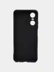 Рыжий чехол для Tecno POP 6 Pro, с принтом, с рисунком (Техно Поп 6 Про)