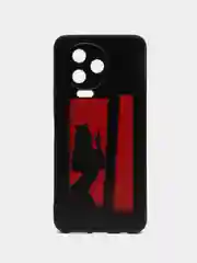 Рыжий силиконовый чехол для Infinix NOTE 12 PRO 4G / NOTE 12 2023, с принтом, с рисунком (Инфиникс Нот 12 Про 4 джи / 12 2023)