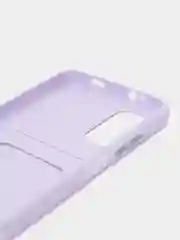 Сиреневый силиконовый чехол для Xiaomi Poco M3 Redmi 9T (Сяоми Поко М3 Редми 9Т), с карманом для карт