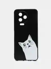 Бронзовый силиконовый чехол для Infinix NOTE 12 PRO 4G / NOTE 12 2023, с принтом, с рисунком (Инфиникс Нот 12 Про 4 джи / 12 2023)