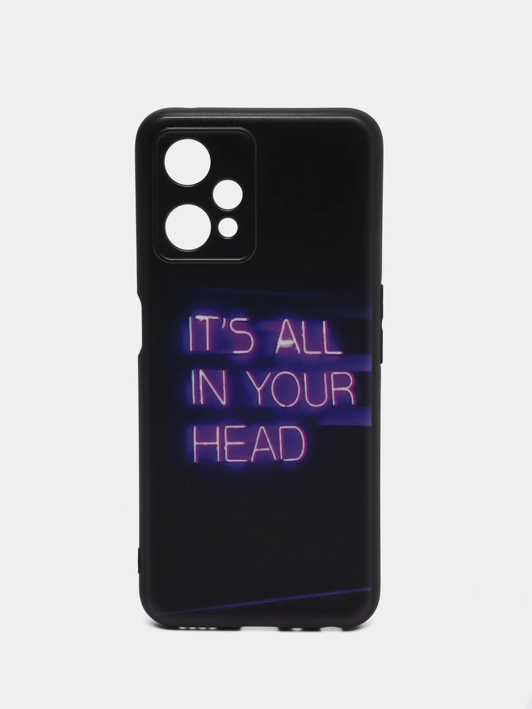 Серый силиконовый чехол для Realme 9 PRO / Realme 9 5G, с принтом, с рисунком (Реалми 9 про)