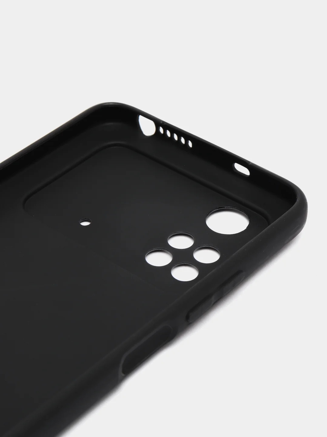 Синий меланж силиконовый чехол для Xiaomi POCO M4 Pro 4G, с принтом, с рисунком (Сяоми ПОКО М4 Про 4г)