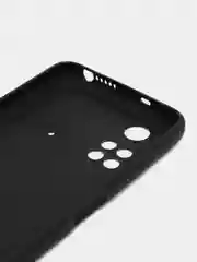 Синий меланж силиконовый чехол для Xiaomi POCO M4 Pro 4G, с принтом, с рисунком (Сяоми ПОКО М4 Про 4г)