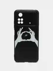 Пастельно-коралловый силиконовый чехол для Xiaomi POCO M4 Pro 4G, с принтом, с рисунком (Сяоми ПОКО М4 Про 4г)