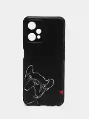 Песочный хаки силиконовый чехол для Realme 9 PRO / Realme 9 5G, с принтом, с рисунком (Реалми 9 про)