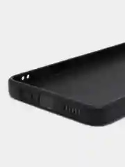 Черный чехол для Honor X7 (Хонор Х7), прозрачный и черный с защитой камеры
